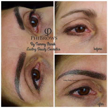Permanent makeup, Microblading eyebrows by Lasting Beauty Cosmetics